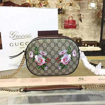 Gucci GG Ophidia Canvas 22 Supreme Mini Chain Bag 2222