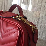 Gucci GG Marmont 25 Matelassé Red Leather 2254 - 5