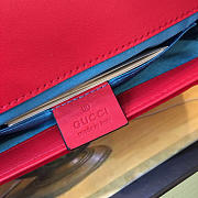 Gucci GG Marmont 22 Matelassé Velvet Red Leather 2257 - 2
