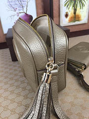 Gucci Soho Disco 21 Leather Bag Gold Z2361 - 3