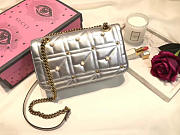 Gucci GG Marmont 26 Silver Pearl Bag 2641 - 4