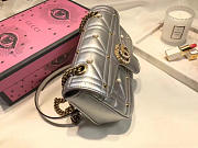 Gucci GG Marmont 26 Silver Pearl Bag 2641 - 6