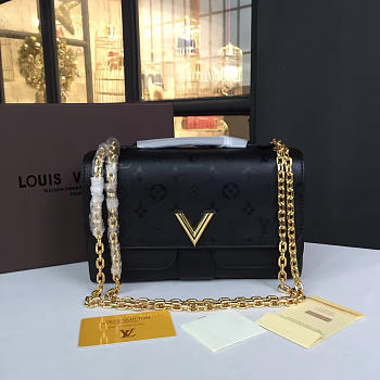 BagsAll Louis Vuitton Very Chain 24.5 Black 3041