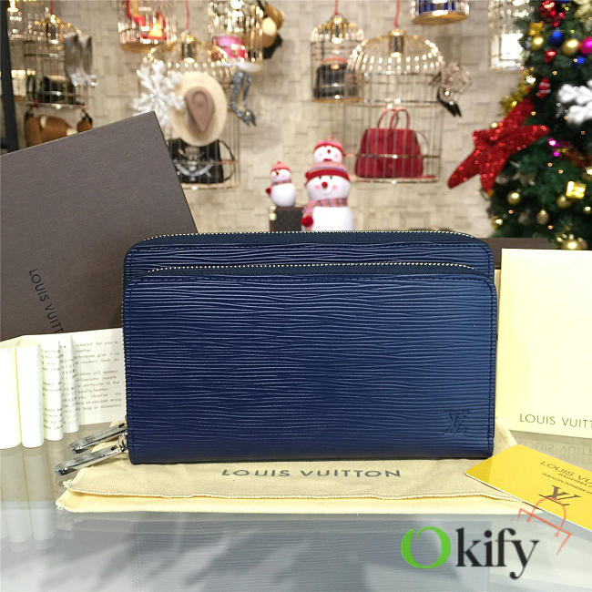 LOUIS VUITTON ZIPPY 19 wallet Indigo 3169 - 1