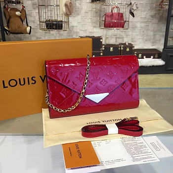   Louis Vuitton Monogram BagsAll Vernis Mira Chain Wallet cherry 3330