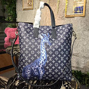 Louis Vuitton Atlas Tote Giraffe Black 3762 42cm - 2