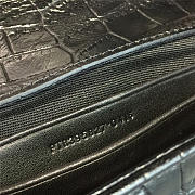 YSL Monogram College In Embossed Crocodile Shiny Leather BagsAll 4776 - 5