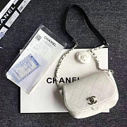 Chanel Grained Calfskin Caviar Stitched White A92949 VS07753 23cm - 3
