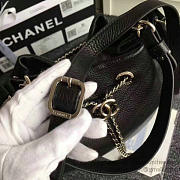 Chanel Calfskin Bucket Bag Balck BagsAll A93597 VS09161 - 3