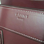 BagsAll Celine Leather Micro Luggage Z1070 Red Wine 26cm - 6