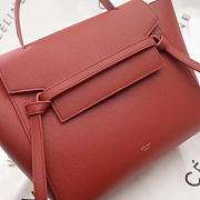 BagsAll Celine Belt Bag Dark Amber Calfskin Z1188 27cm  - 2