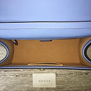 Gucci Sylvie Blue Leather Bag 31.5cm - 3