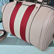 Gucci GG Supreme 33 Top Handle Bag Pink Leather 2206 - 2