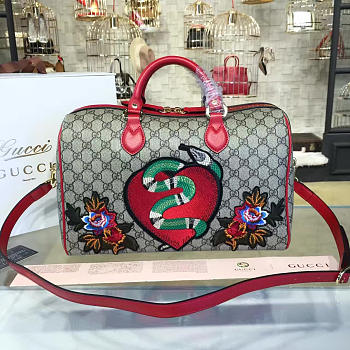 Gucci GG Ophidia Canvas 35 Supreme Top Handle Bag 2213