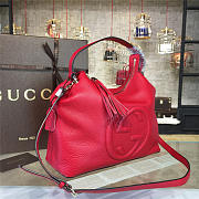 Gucci Soho Messenger 35 Crossbody Red  - 3
