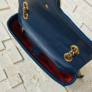 Gucci GG Marmont 26 Matelassé Leather Blue Turquoise 2429 - 3