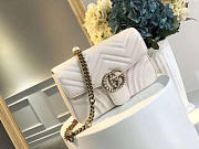Gucci GG Marmont 21.5 White Matelassé Pearl Bag 2635 - 6