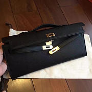 Hermès Kelly Clutch 31 Black/Gold BagsAll Z2838 - 2
