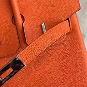 Hermes Birkin Epsome Orange/ Silver BagsAll Z2937 30cm - 4