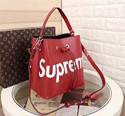 Louis Vuitton Supreme 26 Bucket Bag Red M44022 - 5