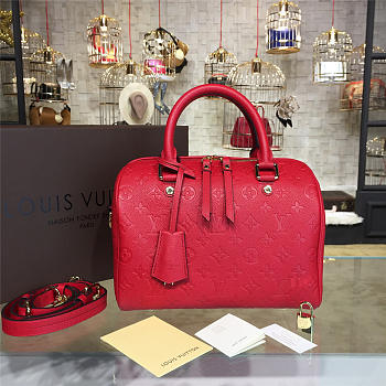 Louis Vuitton Speedy BagsAll 25 Scarlet M44145