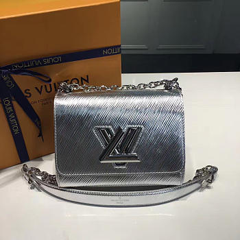 Louis Vuitton Twist PM Silver 3733 18cm 