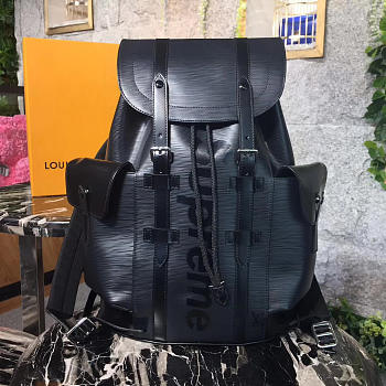 bagsAll LV Supreme Joint Limited Series 45 Christopher backpack Noir M41709  