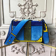 bagsAll Prada Cahier Velvet 20 Shoulder Bag Blue 4319 - 4
