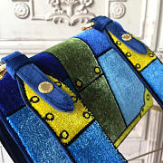 bagsAll Prada Cahier Velvet 20 Shoulder Bag Blue 4319 - 6