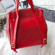 CC Grained Calfskin Gold-Tone Metal Backpack 26 Red BagsAll - 2