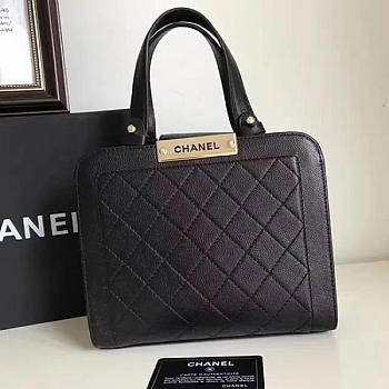 Chanel Shopping Bag Black BagsAll A93732 VS07799