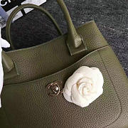 Chanel Calfskin Large Shopping Bag Green A69929 VS01555 27cm - 6
