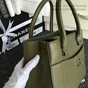 Chanel Calfskin Large Shopping Bag Green A69929 VS01555 27cm - 4