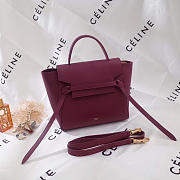 BagsAll Celine Leather Belt Bag Z1177 24cm  - 1