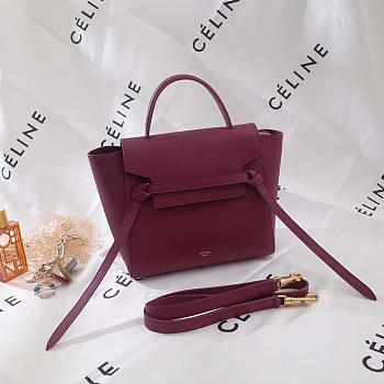 BagsAll Celine Leather Belt Bag Z1177 24cm 