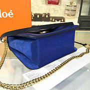 Chloe Leather Mily Navy Blue 23 Z1261  - 4