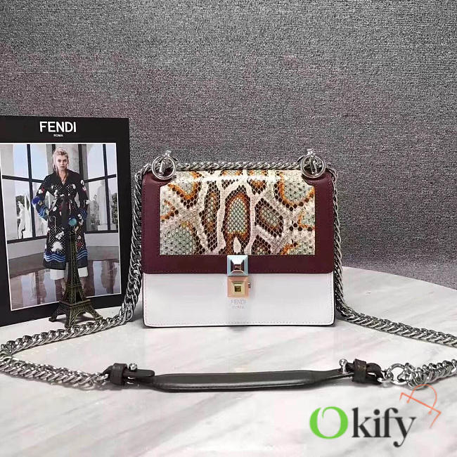 Fendi KANI 2018 Python Pattern 19cm - 1