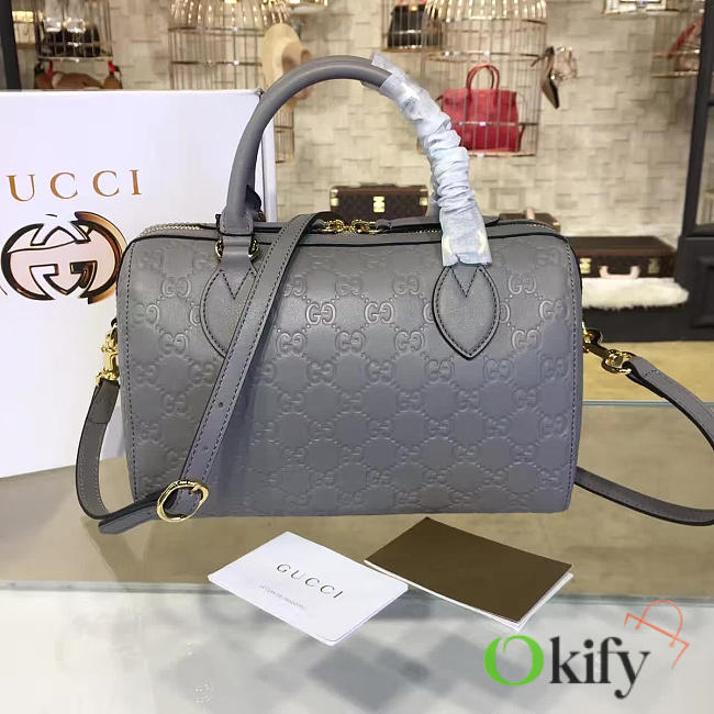 Gucci Signature Top Handle Bag BagsAll 2135 - 1