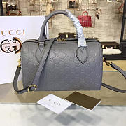 Gucci Signature Top Handle Bag BagsAll 2135 - 1