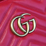 Gucci GG Marmont 35 Matelassé Red Tote  2236 - 5