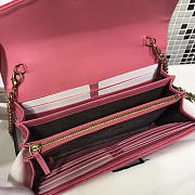Gucci GG Marmont Velvet Leather WOC Pink 2582 20cm - 4