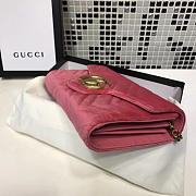 Gucci GG Marmont Velvet Leather WOC Pink 2582 20cm - 5