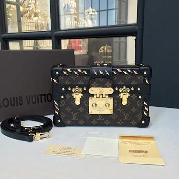 Louis Vuitton PETITE MALLE BOX Monogram 3268 18cm 