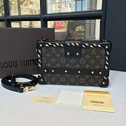 Louis Vuitton PETITE MALLE BOX Monogram 3268 18cm  - 4