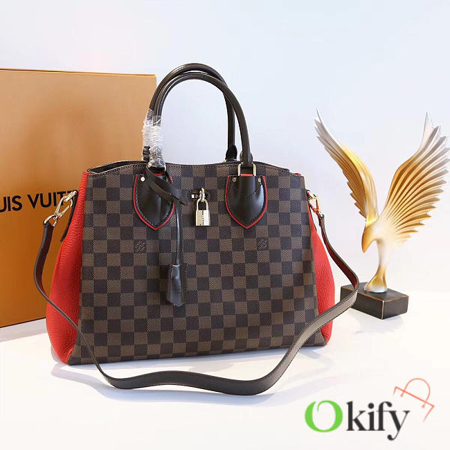 BagsAll Louis Vuitton Normandy 37 Red 3275 - 1