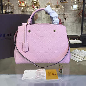 Louis Vuitton Montaigne MM Tote 3317 Pink 33cm 