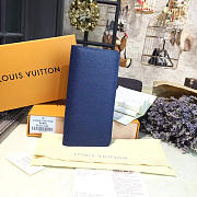 LOUIS VUITTON ZIPPY Wallet 19 Navy Blue 3587 - 1