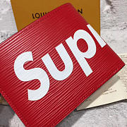 Louis Vuitton Supreme pocket wallet 3803 Red - 5