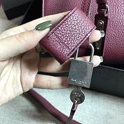 YSL Classic Sac De Jour Nano 22 Red Wine Grained Leather BagsAll  - 2