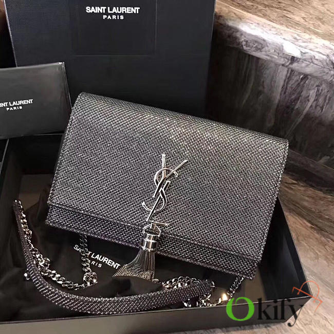 YSL Monogram Kate Bag With Leather Tassel BagsAll 4746 - 1